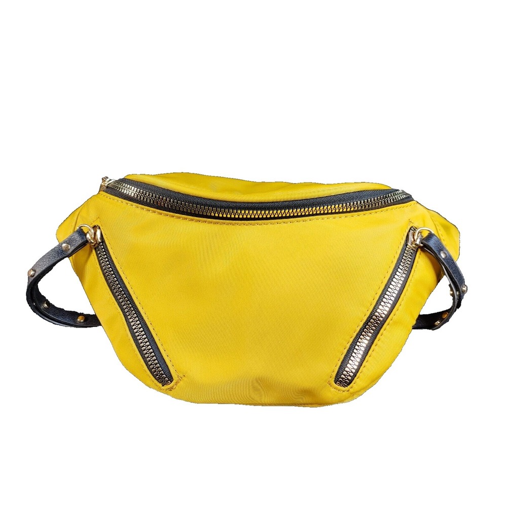 Like Dreams Fanny Pack Mustard Trendy Fashion Handbag Purse Zippers